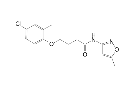 4-(4-chloro-2-methylphenoxy)-N-(5-methyl-3-isoxazolyl)butanamide
