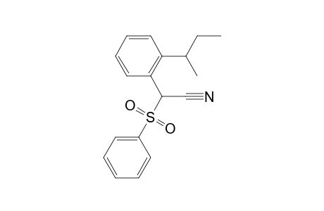 2-sec-Butylphenyl(phenylsulfonyl)acetanitrile