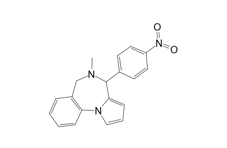 5-Methyl-4-(4-nitrophenyl)-5,6-dihydro-4H-pyrrolo[1,2-a][1,4]benzodiazepine