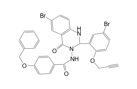4-(benzyloxy)-N-(6-bromo-2-[5-bromo-2-(2-propynyloxy)phenyl]-4-oxo-1,4-dihydro-3(2H)-quinazolinyl)benzamide