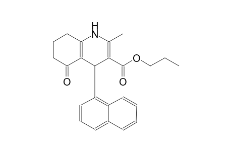 propyl 2-methyl-4-(1-naphthyl)-5-oxo-1,4,5,6,7,8-hexahydro-3-quinolinecarboxylate