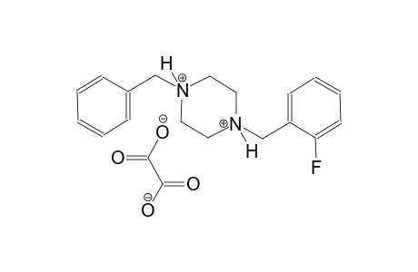 1-benzyl-4-(2-fluorobenzyl)piperazinediium oxalate
