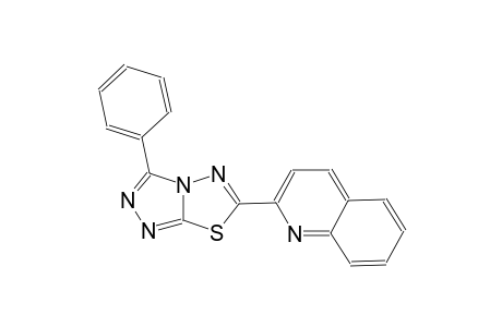 quinoline, 2-(3-phenyl[1,2,4]triazolo[3,4-b][1,3,4]thiadiazol-6-yl)-