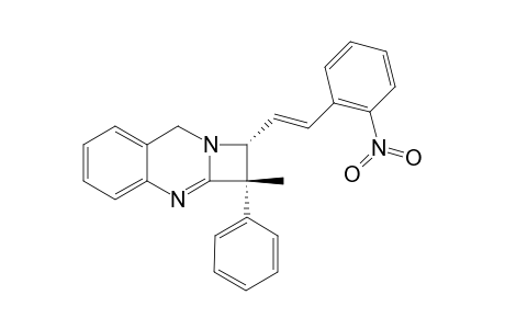 cis-2-Methyl-1-[(E)-2-(2-nitrohenyl)ethenyl]-2-phenyl-1,2-dihydroazeto[2,1-b]quinazoline