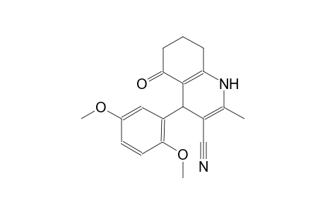 4-(2,5-dimethoxyphenyl)-2-methyl-5-oxo-1,4,5,6,7,8-hexahydro-3-quinolinecarbonitrile