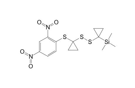 1-[2,4-Dinitrophenyl)thio]cyclopropyl 1-(trimethylsilyl)cyclopropyl disulfide
