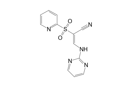 Propennitrile, 2-(2-pyridylsulfonyl)-3-(2-pyrimidylamino)-