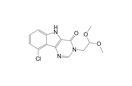 9-chloro-3-(2,2-dimethoxyethyl)-3,5-dihydro-4H-pyrimido[5,4-b]indol-4-one