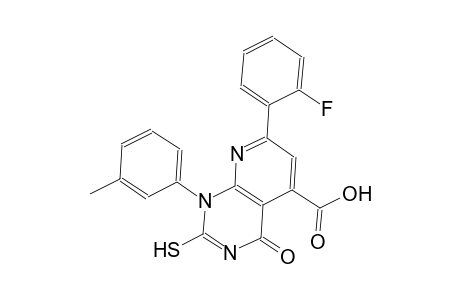 pyrido[2,3-d]pyrimidine-5-carboxylic acid, 7-(2-fluorophenyl)-1,4-dihydro-2-mercapto-1-(3-methylphenyl)-4-oxo-