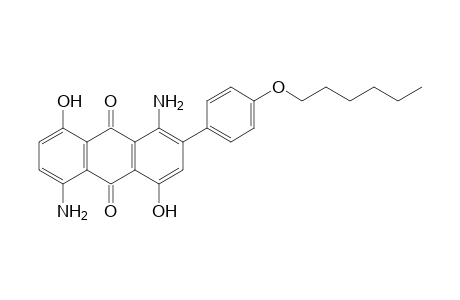9,10-Anthracenedione, 1,5-diamino-2-[4-(hexyloxy)phenyl]-4,8-dihydroxy-