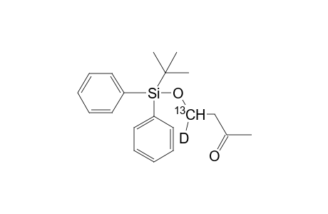(R)-(4-13C,4-2H)-4-((tert-Butyldiphenylsilyl)oxy)butan-2-one