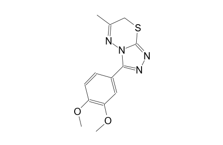 3-(3,4-dimethoxyphenyl)-6-methyl-7H-[1,2,4]triazolo[3,4-b][1,3,4]thiadiazine