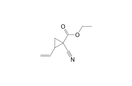 Cyclopropanecarboxylic acid, 1-cyano-2-ethenyl-, ethyl ester