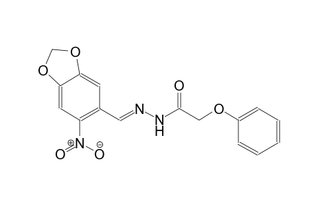 acetic acid, phenoxy-, 2-[(E)-(6-nitro-1,3-benzodioxol-5-yl)methylidene]hydrazide