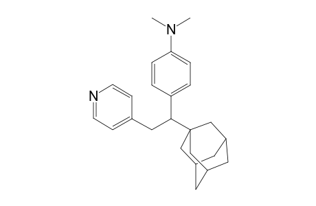 1-(Adamant-1-yl)-1-(4-dimethylaminophenyl)-2-(pyrid-4-yl)-ethane