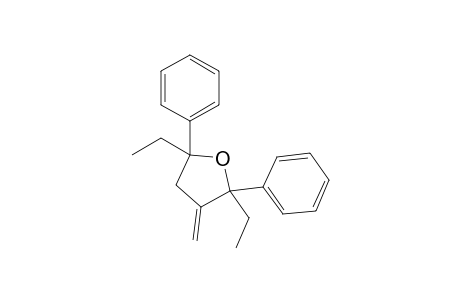 2,5-Diethyl-2,5-diphenyl-3-methylenetetrahydrofuran