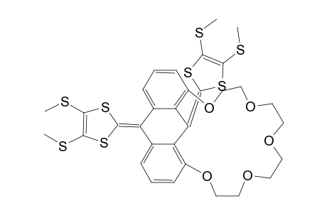 9,10-Bis(4,5-dimethylthio[1,3]-dithiol-2-ylidene)-1,8-[13-crown-5]-9,10-dihydroanthracene