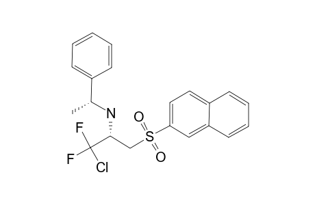 (+)-N2-[(1S)-1-PHENYLETHYL]-(2S)-1-CHLORO-1,1-DIFLUORO-3-(2-NAPHTHYLSULFONYL)-2-PROPANAMINE