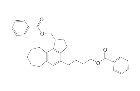 (4-(4-(benzoyloxy)butyl)-1,2,3,6,7,8,9,10-octahydrocyclohepta[e]inden-1-yl)methyl benzoate