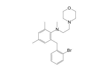 2-(2-Bromobenzyl)-N,4,6-trimethyl-N-(2-morpholinoethyl)aniline