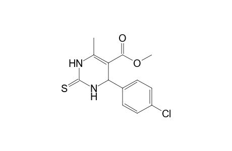 4-(4-Chlorophenyl)-6-methyl-2-sulfanylidene-3,4-dihydro-1H-pyrimidine-5-carboxylic acid methyl ester