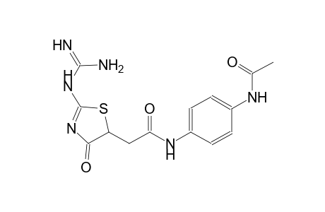 5-thiazoleacetamide, N-[4-(acetylamino)phenyl]-2-[(aminoiminomethyl)amino]-4,5-dihydro-4-oxo-