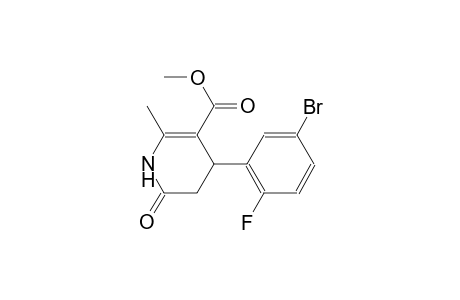 3-pyridinecarboxylic acid, 4-(5-bromo-2-fluorophenyl)-1,4,5,6-tetrahydro-2-methyl-6-oxo-, methyl ester