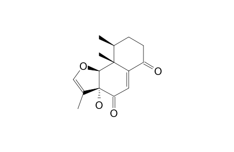 7-ALPHA-HYDROXY-DELTA(9)-1,8-DIOXO-6,7-DIHYDROFURANOEREMOPHILANE