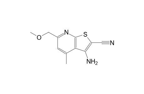thieno[2,3-b]pyridine-2-carbonitrile, 3-amino-6-(methoxymethyl)-4-methyl-