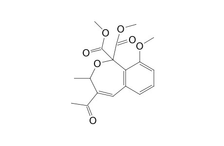 Dimethyl 4-Acetyl-9-methoxy-3-methyl-2-benzoxepine-1,1(3H)-dicarboxylate