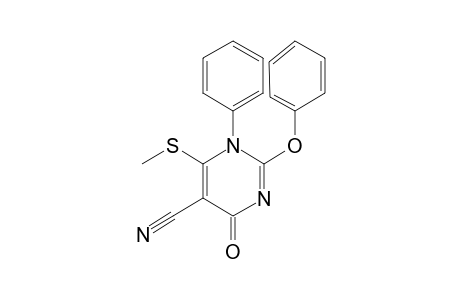 5-CYANO-6-METHYLTHIO-2-PHENOXY-1-PHENYL-1H-PYRIMIDIN-4-ONE