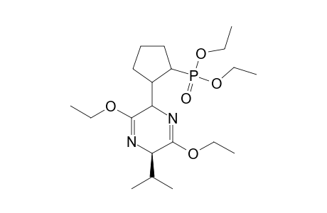 3,6-DIETHOXY-2-[2-(DIETHOXYPHOSPHORYL)-CYCLOPENTYL]-2,5-DIHYDRO-5-ISOPROPYLPYRAZINE