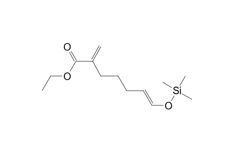 (E)-2-methylene-7-trimethylsilyloxy-6-heptenoic acid ethyl ester