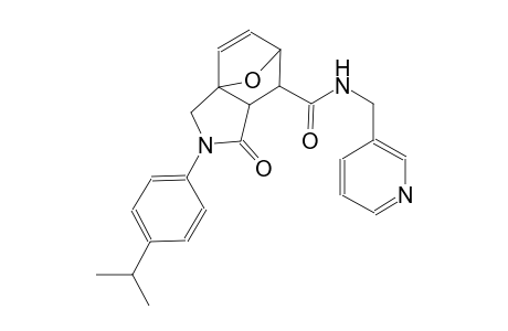 (1S,7R)-3-(4-isopropylphenyl)-4-oxo-N-(3-pyridinylmethyl)-10-oxa-3-azatricyclo[5.2.1.0~1,5~]dec-8-ene-6-carboxamide