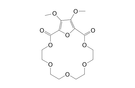 18,19-dimethoxy-3,6,9,12,15,20-hexaoxabicylo[15,2.1]eicosa-1(19),17-diene-2,16-dione
