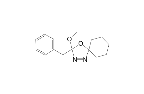 2,2-Pentamethylene-5-methoxy-5-benzyl-.delta.(3)-1,3,4-oxadiazoline