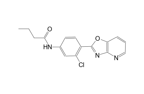 butanamide, N-(3-chloro-4-oxazolo[4,5-b]pyridin-2-ylphenyl)-