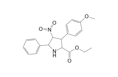 Ethyl 3-(4-Methoxyphenyl)-5-phenyl-4-nitropyrrolidin-2-carboxylate