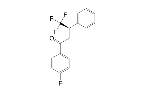 4,4,4-TRIFLUORO-1-(4-FLUOROPHENYL)-3-PHENYL-1-BUTANONE