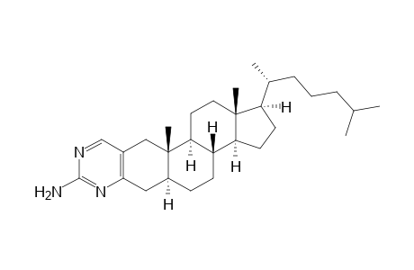 2'-Amino-5.alpha.-cholest-2-eno[3,2-d]pyrimidine