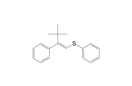 3,3-Dimethyl-2-phenyl-1-butenyl phenyl sulfide