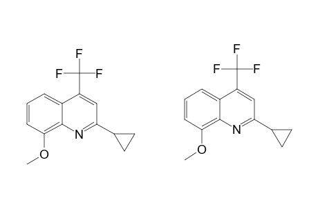 2-CYCLOPROPYL-4-TRIFLUOROMETHYL-8-METHOXYQUINOLINE