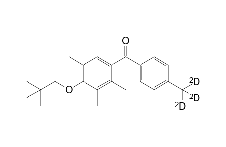 [p-(Trideuteriomethyl)phenyl][4'-(t-Butylmethoxy)-2',3',5'-trimethylphenyl]Ketone