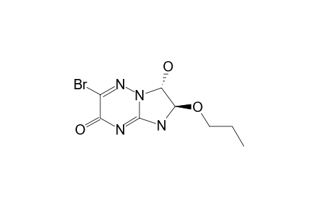 2-BROMO-6-PROPOXY-7-HYDROXY-6,7-DIHYDRO-5H-IMIDAZO-[1,2-B]-[1,2,4]-TRIAZIN-3-ONE