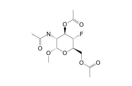 METHYL-2-ACETAMIDO-3,6-DI-O-ACETYL-2,4-DIDEOXY-4-FLUORO-ALPHA-D-GLUCOPYRANOSIDE