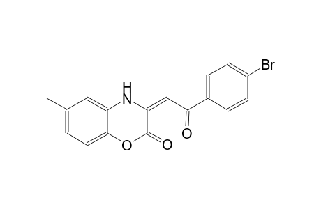 (3E)-3-[2-(4-bromophenyl)-2-oxoethylidene]-6-methyl-3,4-dihydro-2H-1,4-benzoxazin-2-one