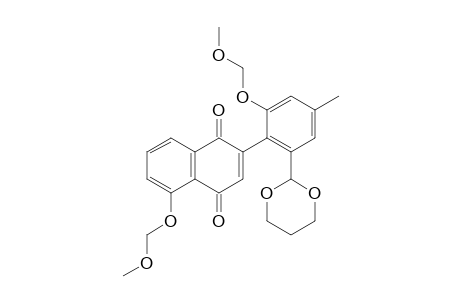 2-[2-(1,3-dioxan-2-yl)-6-(methoxymethoxy)-4-methyl-phenyl]-5-(methoxymethoxy)-1,4-naphthoquinone