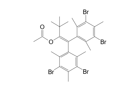 2,2-Bis(3',5'-dibromomesityl)-1-tert-butylvinyl acetate