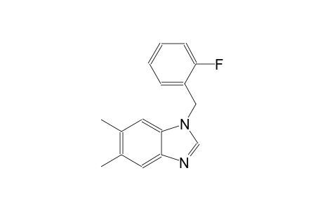 1H-benzimidazole, 1-[(2-fluorophenyl)methyl]-5,6-dimethyl-