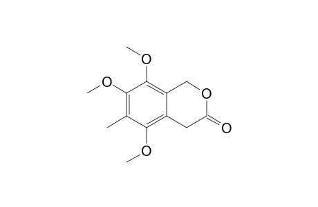 5,7,8-trimethoxy-6-methyl-1,4-dihydroisochromen-3-one